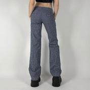 00s Guess Striped Flare Jeans (XS)