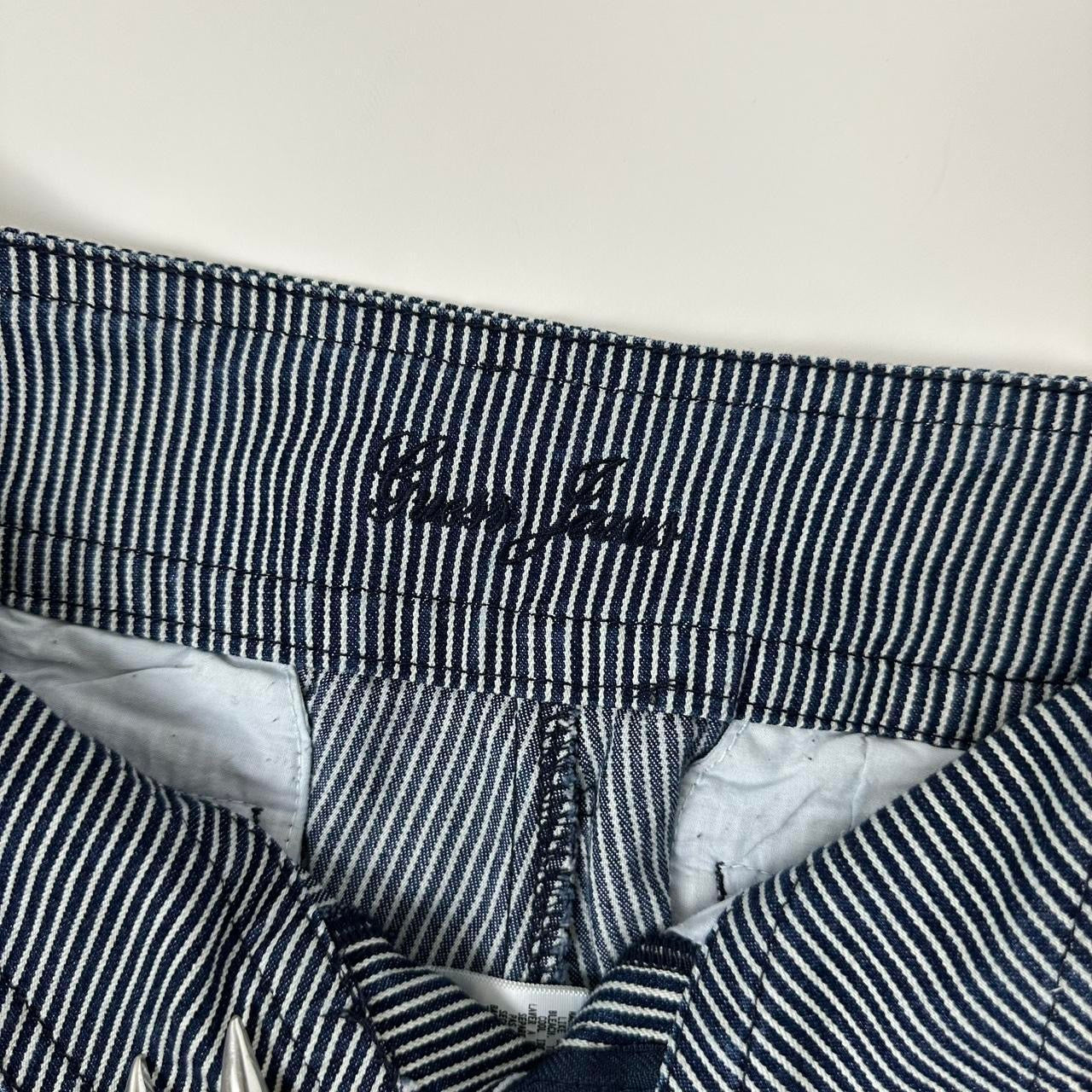 00s Guess Striped Flare Jeans (XS)