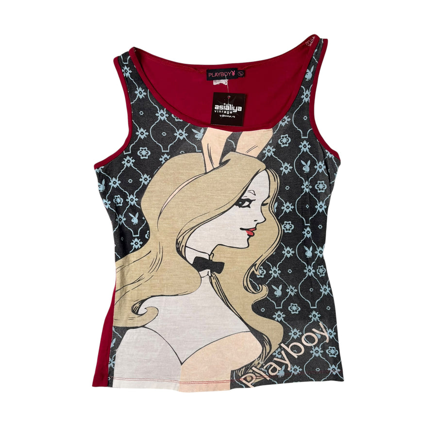 Playboy Bunny Graphic Tank Top (S-M)