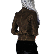 Y2K Fitted Corduroy Jacket (XS)