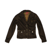 Y2K Fitted Corduroy Jacket (XS)