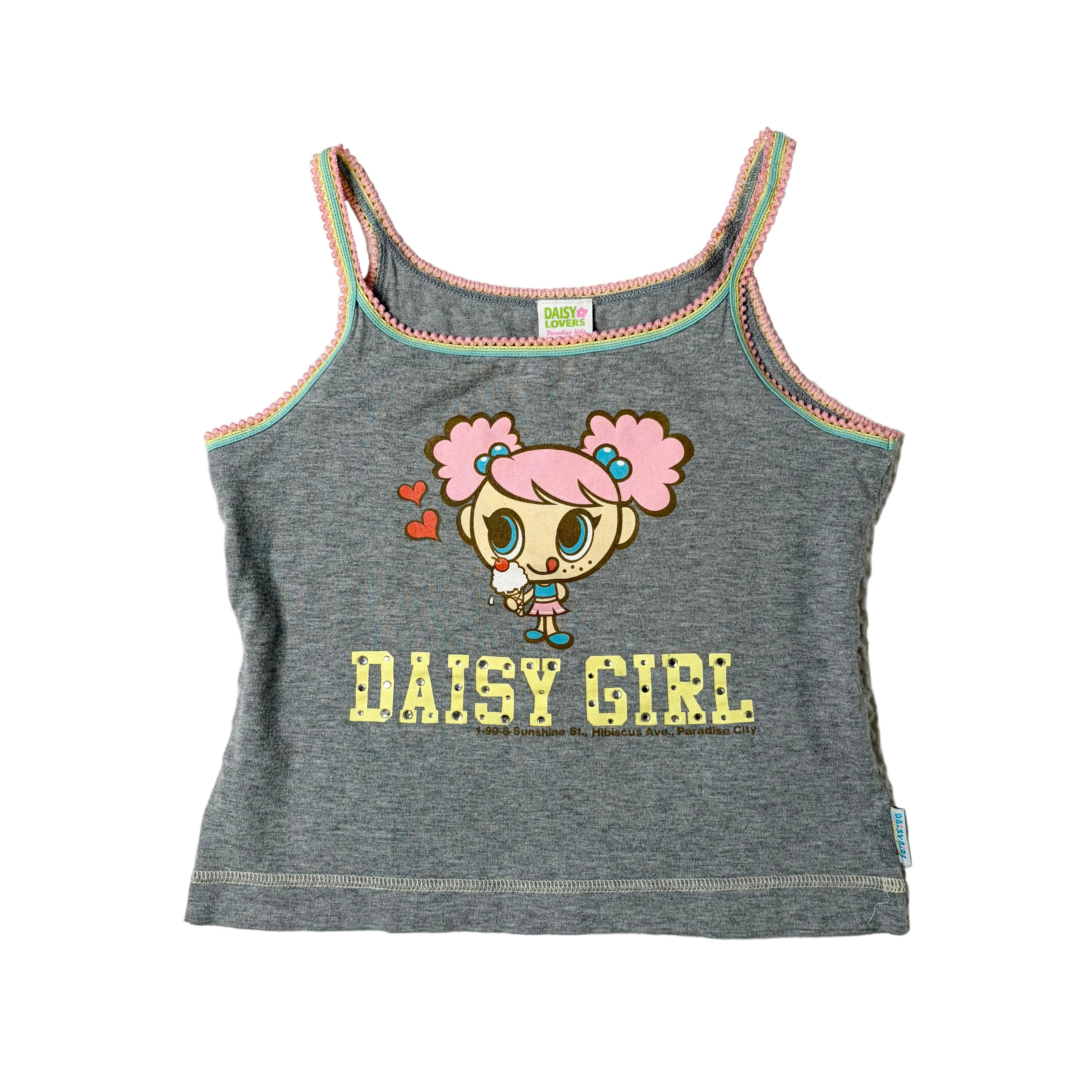 Daisy Lovers Gray Graphic Cami (XS-S) – Holy Thrift