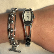 Y2K Pastel & Pearl Gem Watch