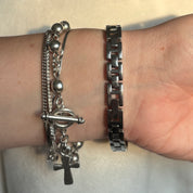 Y2K Pastel & Pearl Gem Watch