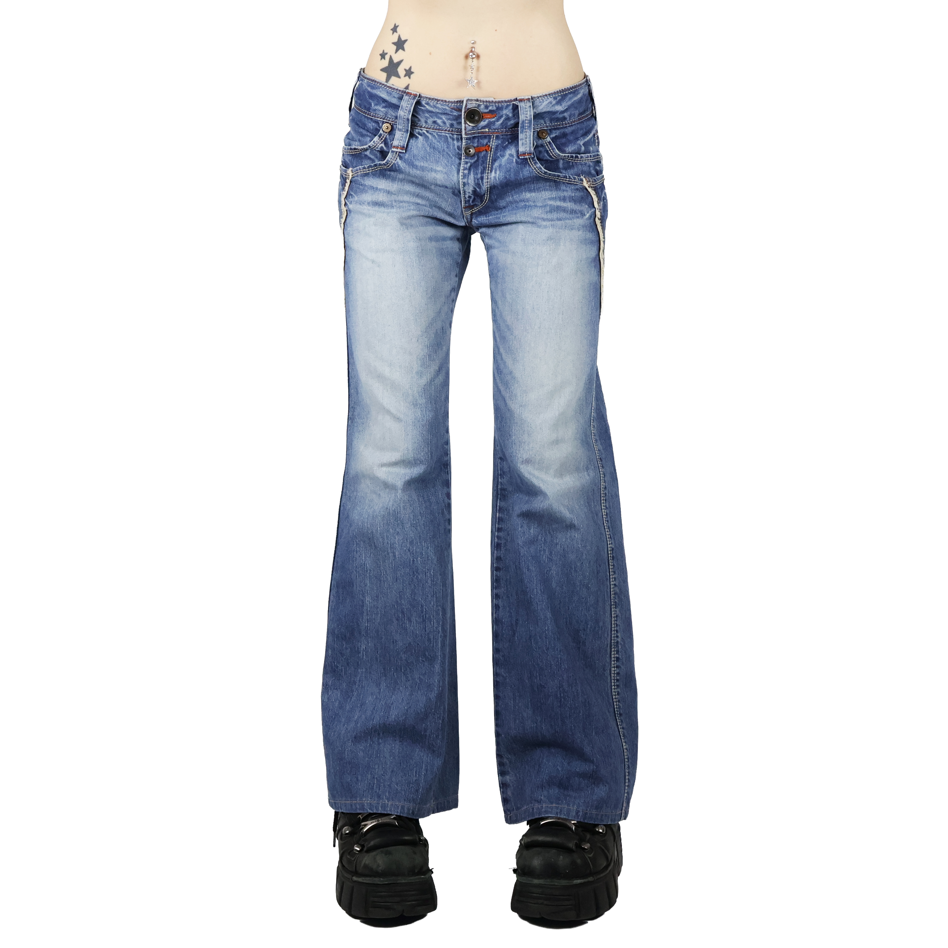 00s japanese label super flare denim pants lgb 14th addiction 