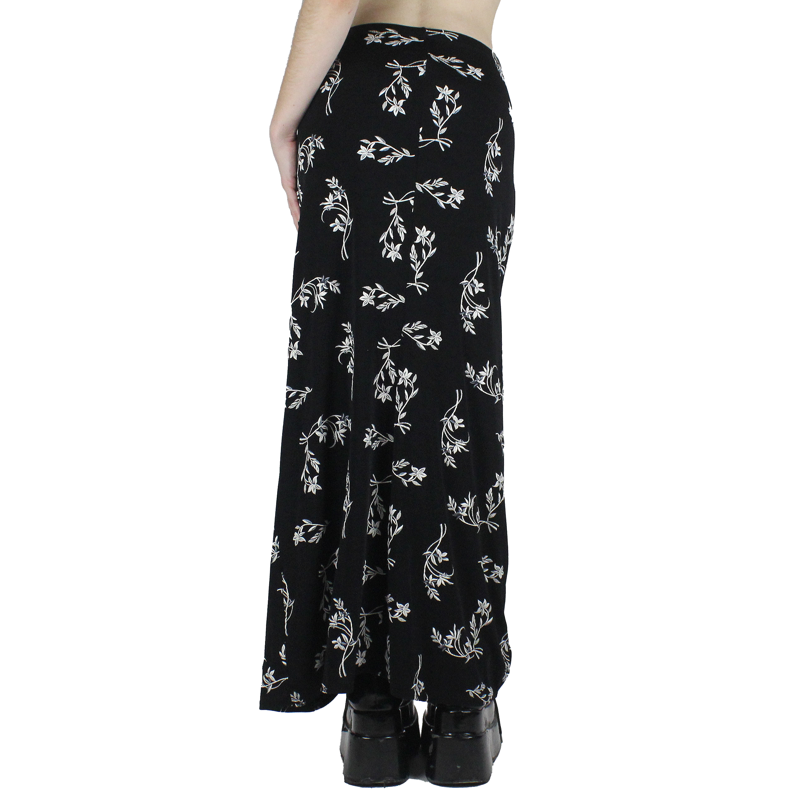 90s Slinky Maxi Skirt (S/M)