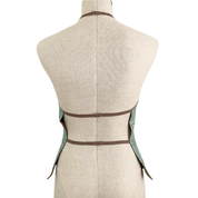 Y2K Icy Snakeskin Backless Halter (S)