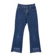 Early 2000's Embroidered Flares (XXS/XS Slim)
