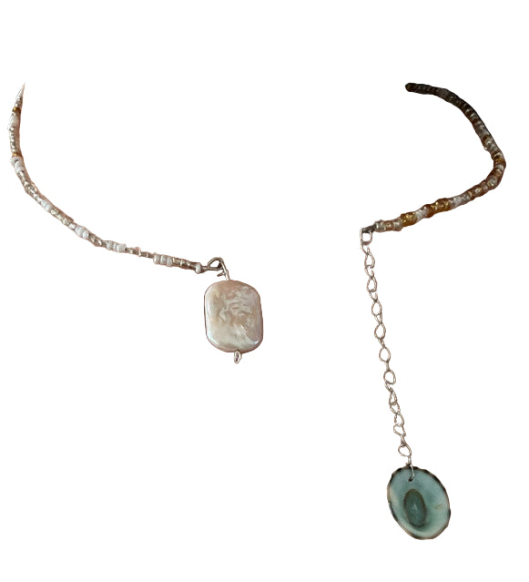 Oyster Beaded Necklace