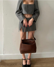 Misty Grey Blazer Set (XS)