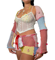 Cupcake Patchwork Shorts (XS-XL)