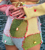 Cupcake Patchwork Shorts (XS-XL)