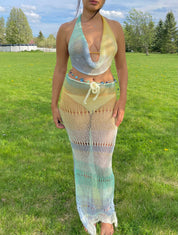 Ocean Serenade Maxi Skirt (XS-XL)