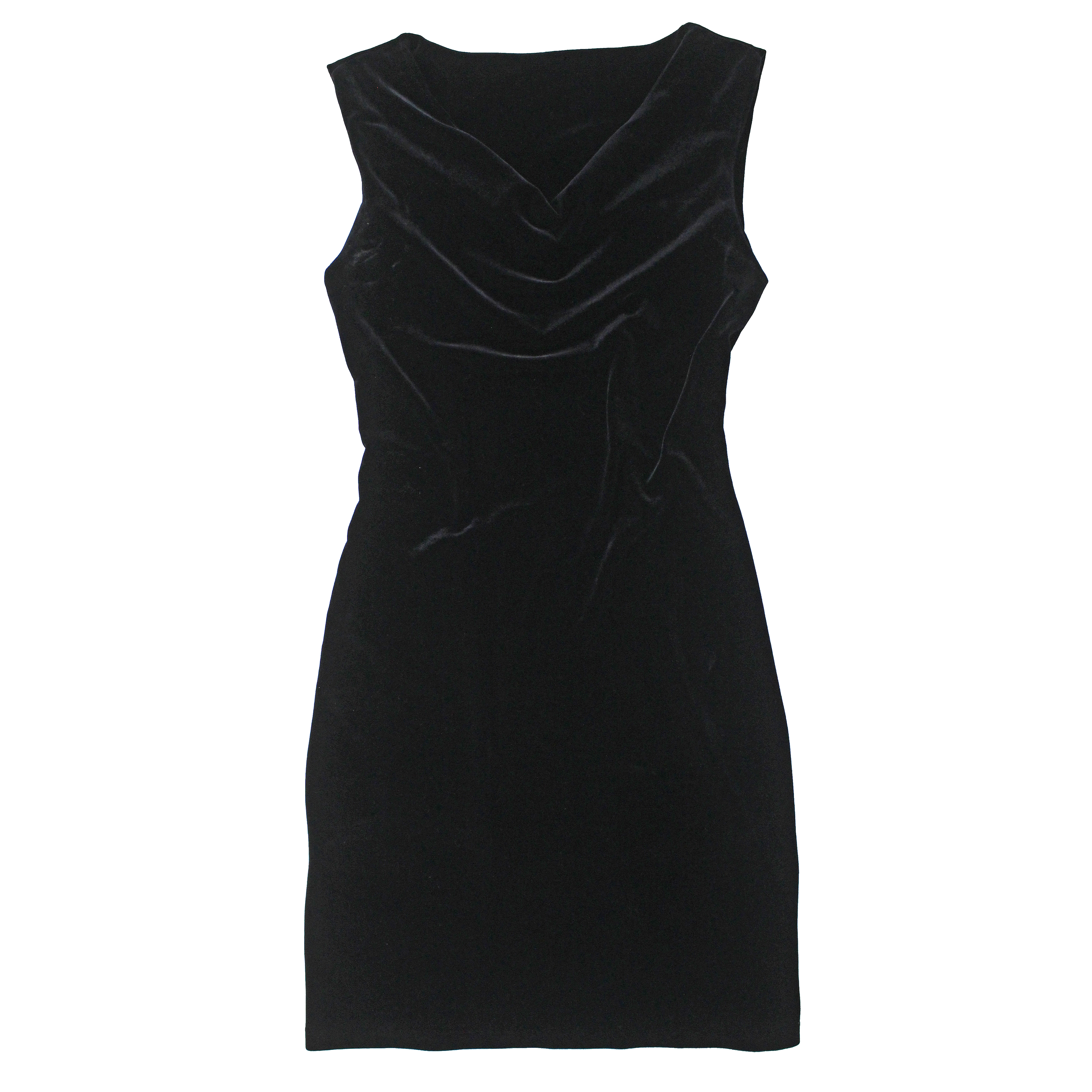 90s French Velvet Dress (XS/S)