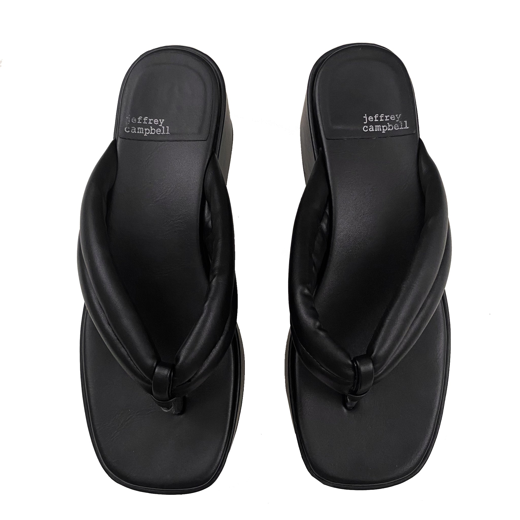 Black Platform Sandals (7.5)