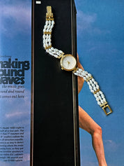 Gold Freshwater Pearl Watch