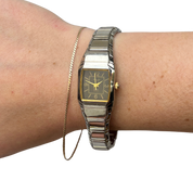 Silver Square Cocktail Watch