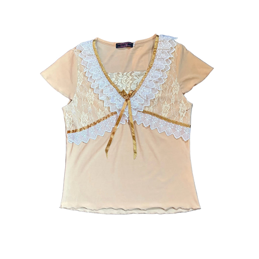 Peach Fairy Core Short-Sleeve Top (M)