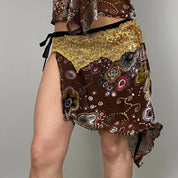 Embellished Silk Fairy Skirt Set (S)