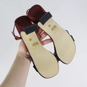 90s Shimmery Red Heels (US 8.5)