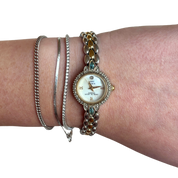 Baby Blue Diamond and Pearl Watch