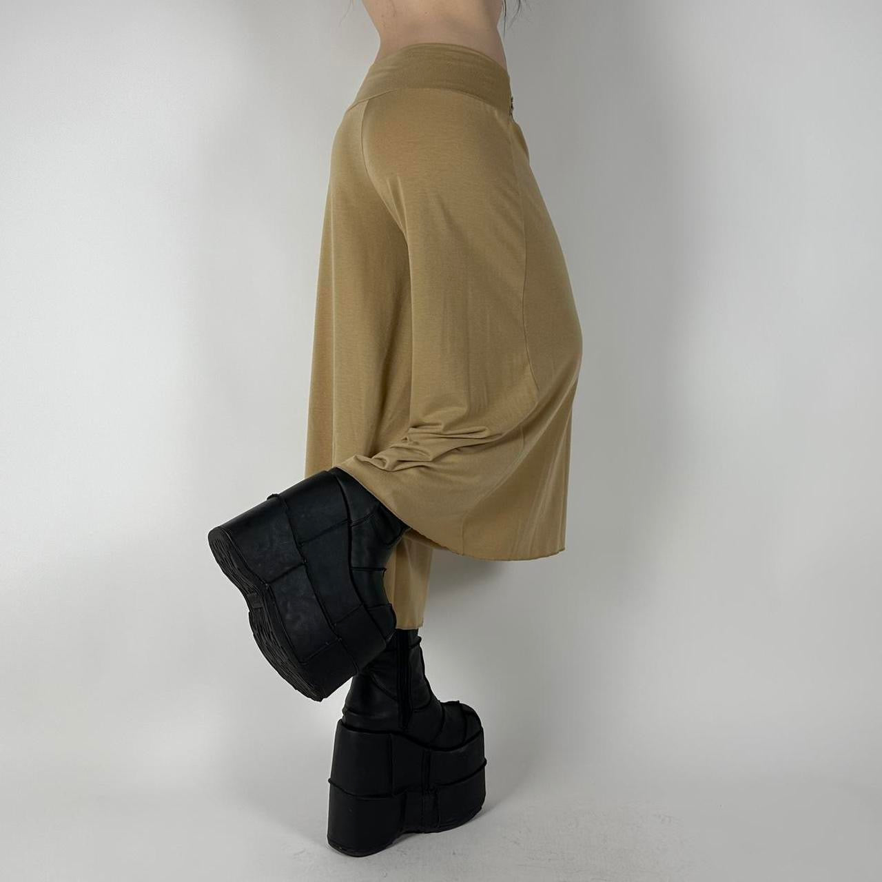 00s Tan Gaucho Pants (M)