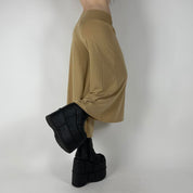 00s Tan Gaucho Pants (M)
