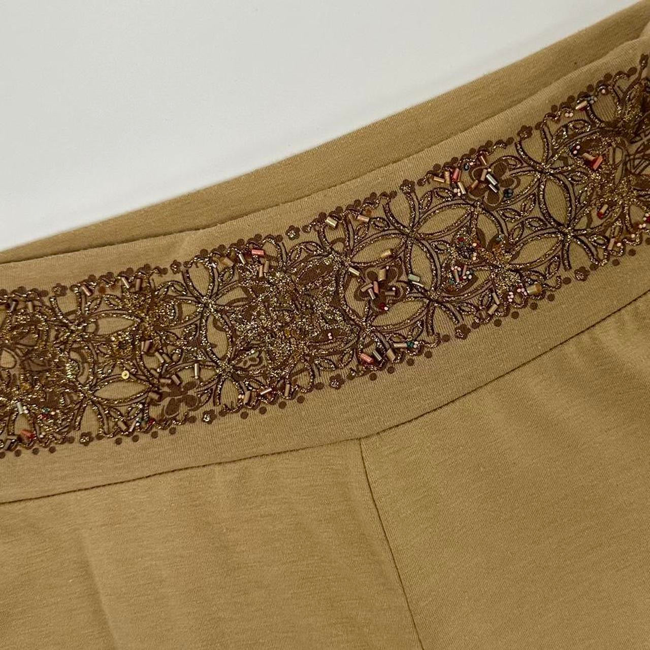 00s Tan Gaucho Pants (M)