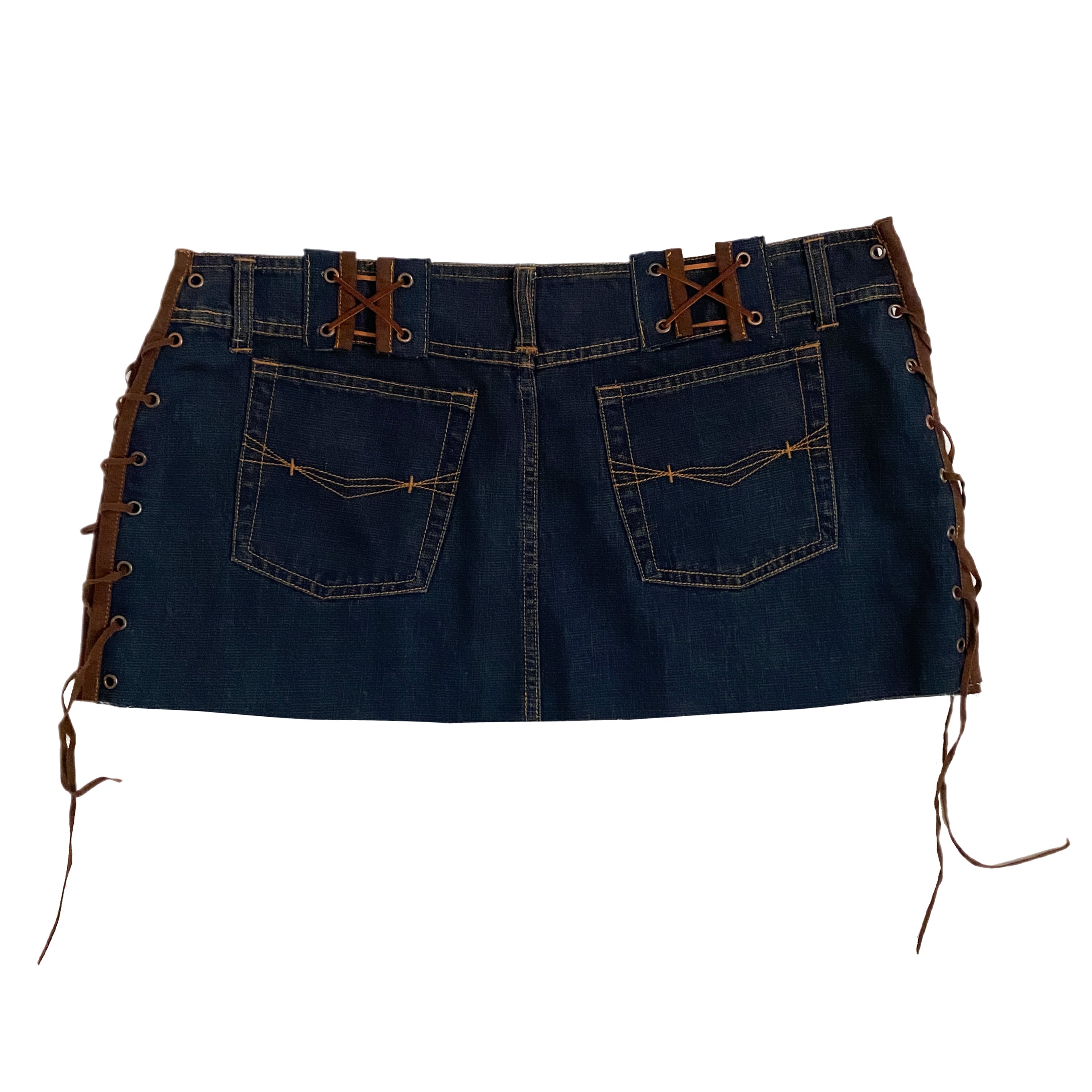 Lace Up Mini Skirt (M)