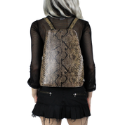 Vintage Python Coffin Backpack