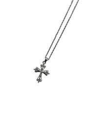 silver crucifix necklace