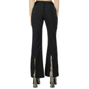 Y2K Slit Black Flares (S)