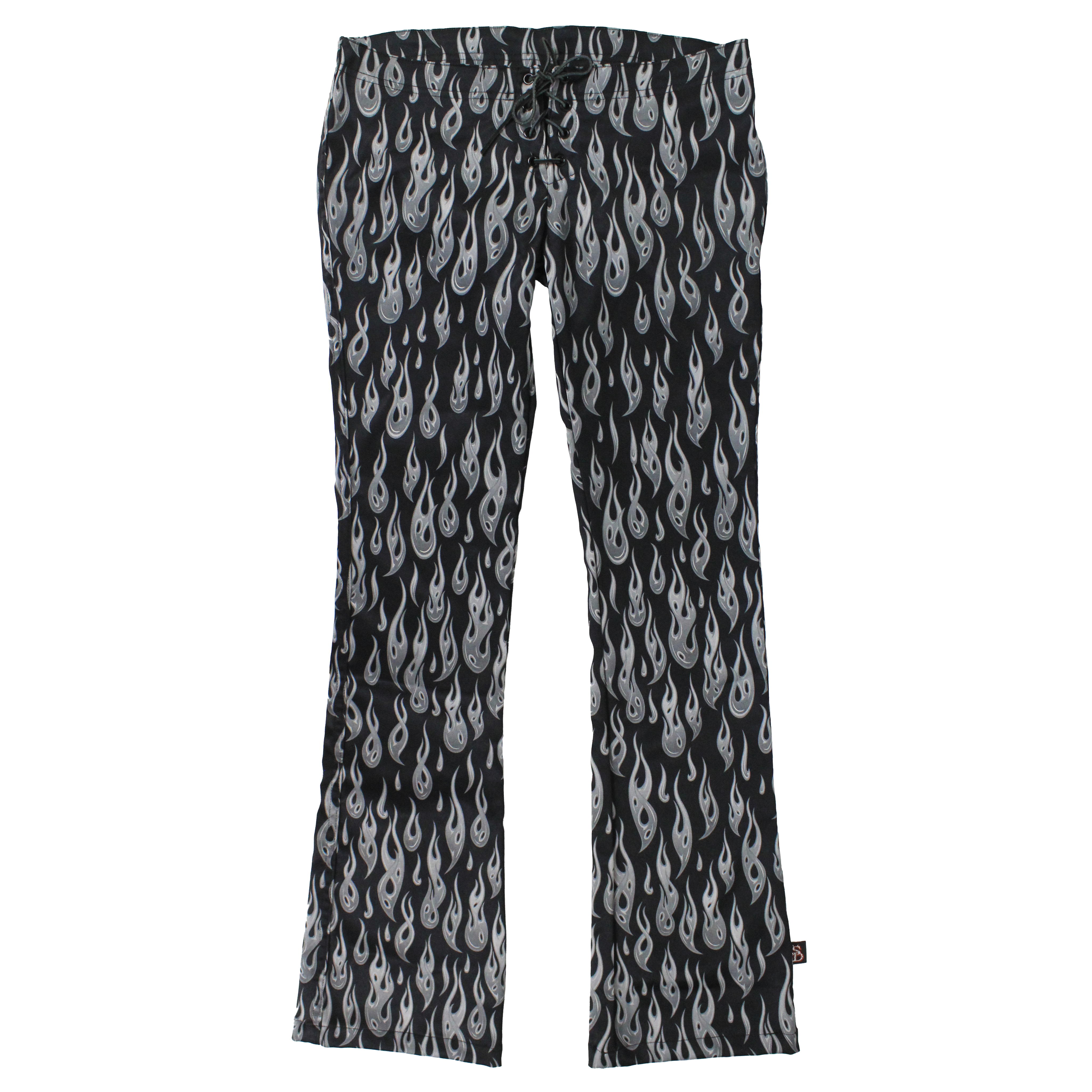 Y2K Grey Flame Flares (S)