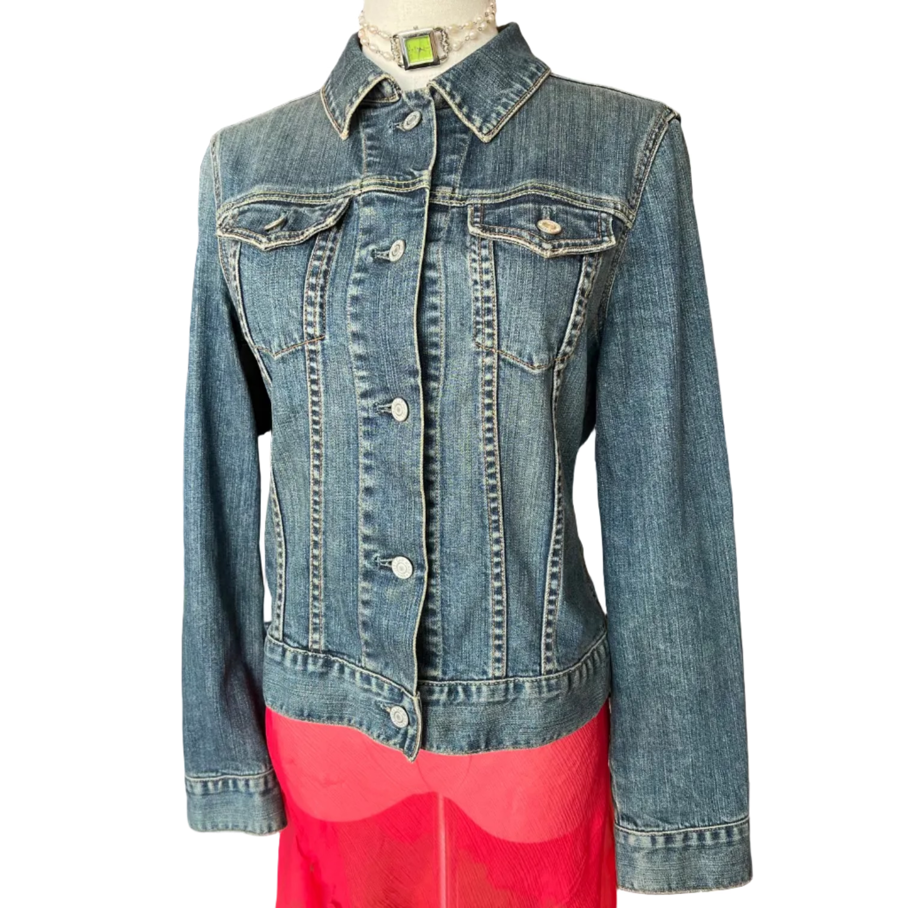 Vintage Y2K Midwash Gap Trucker (S/M) – Holy Thrift