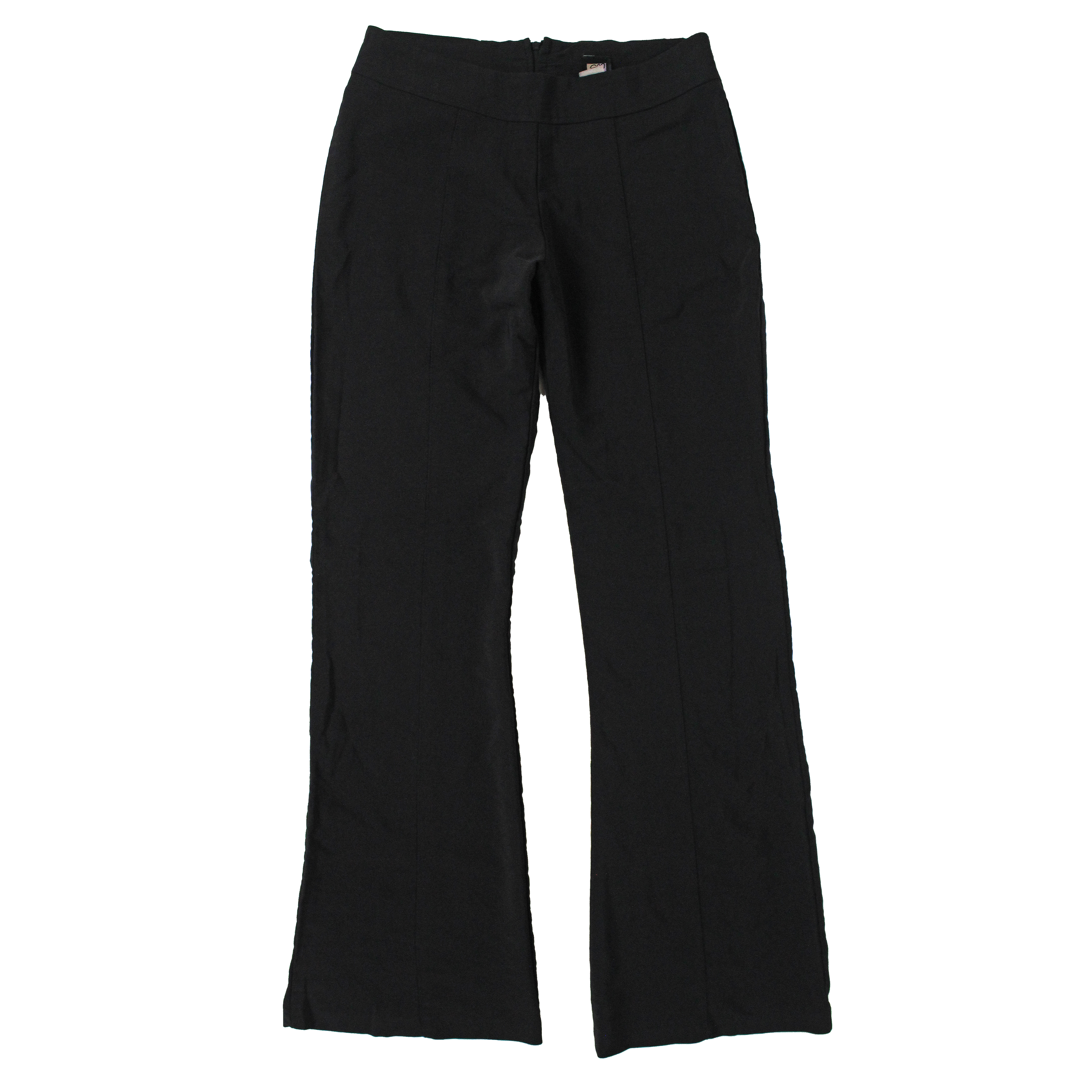 Y2K Slit Black Flares (S)