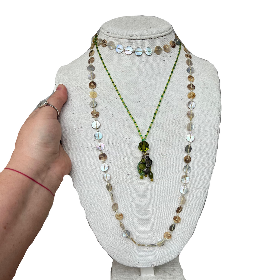 Green Beaded Necklace