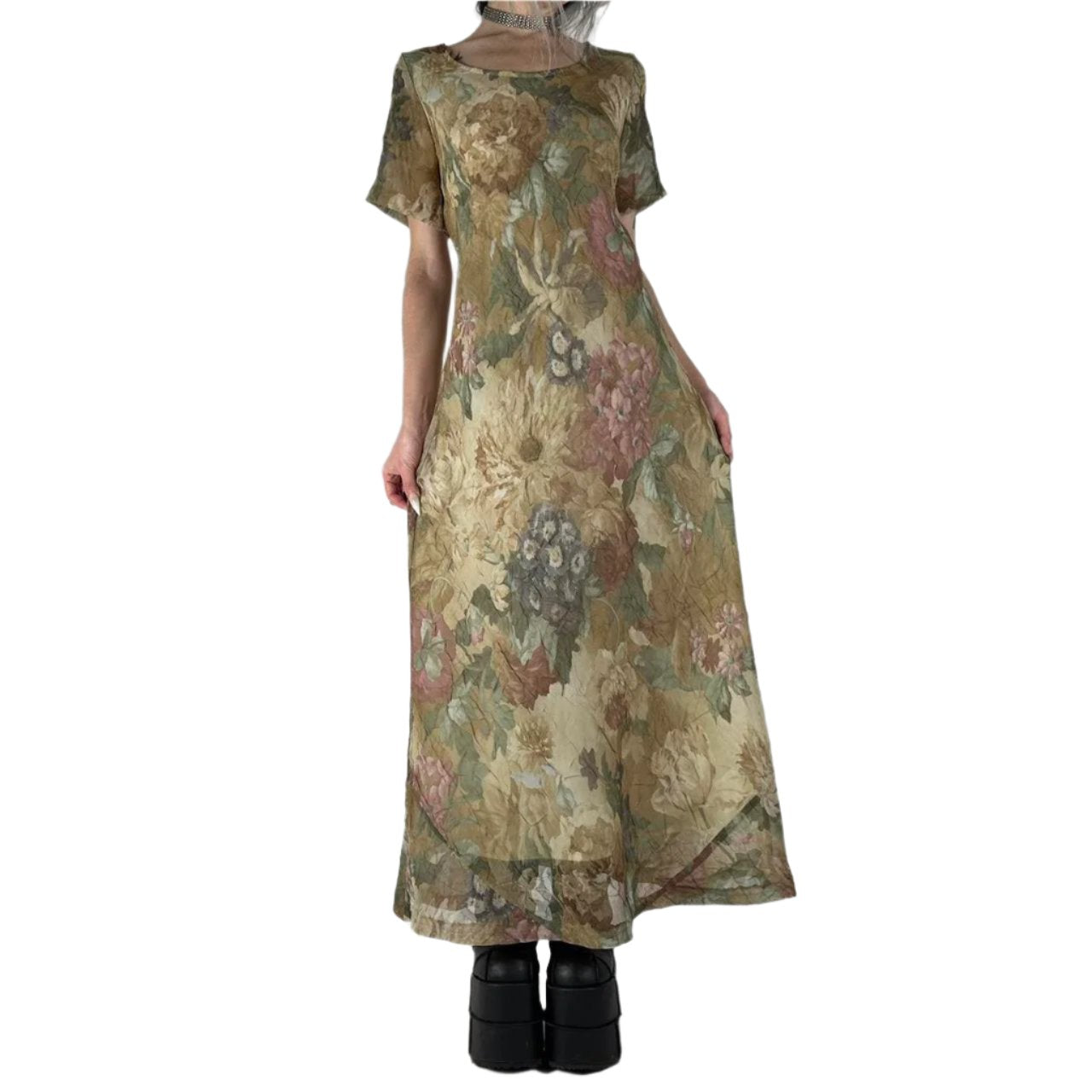 crushed organza dress Champagne crushed Tissue & Organza Gown set with Cape Shreeka