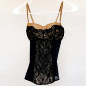 Intimissimi Black & Gold Bustier (XS/S)