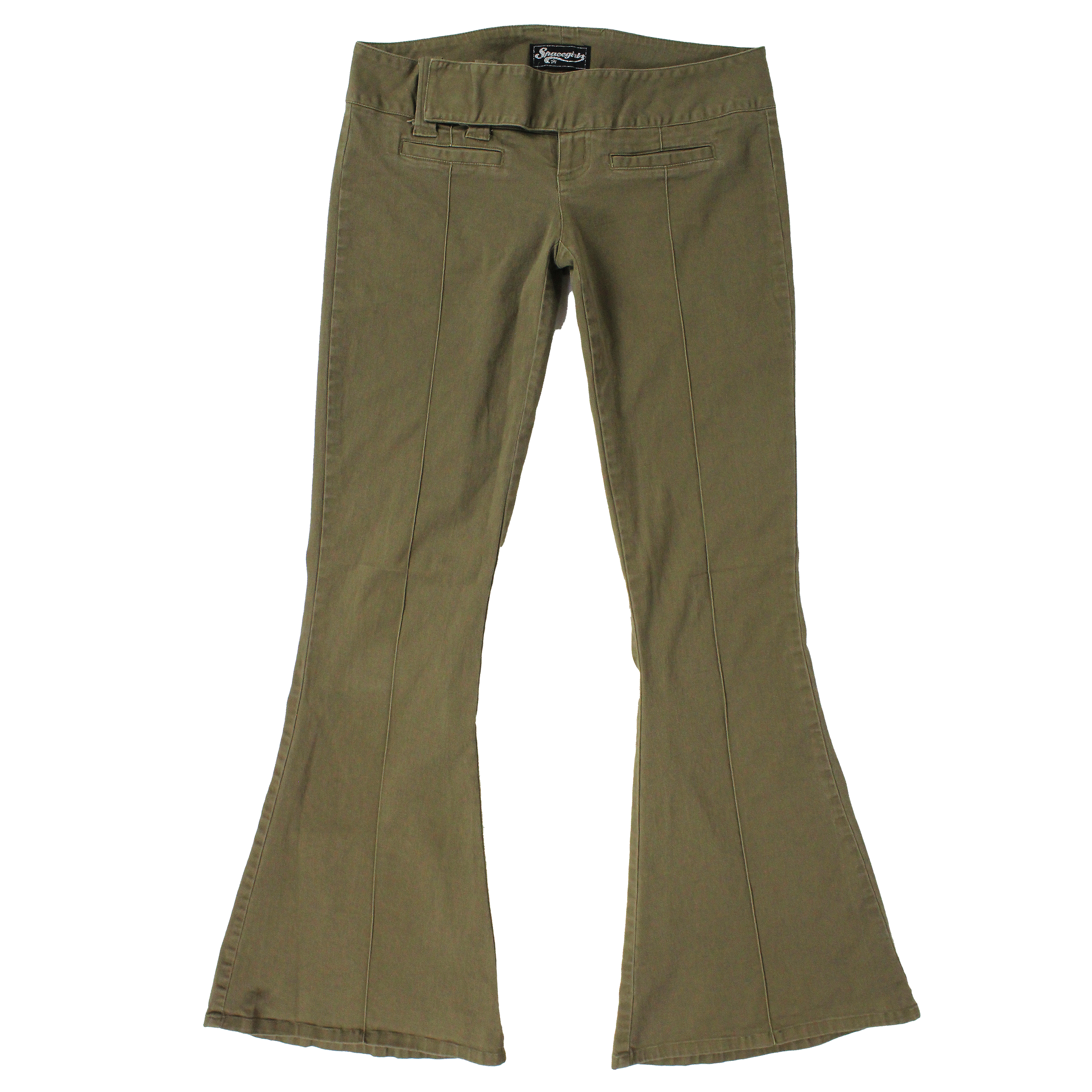 Y2K Army Green Flares (S/M)