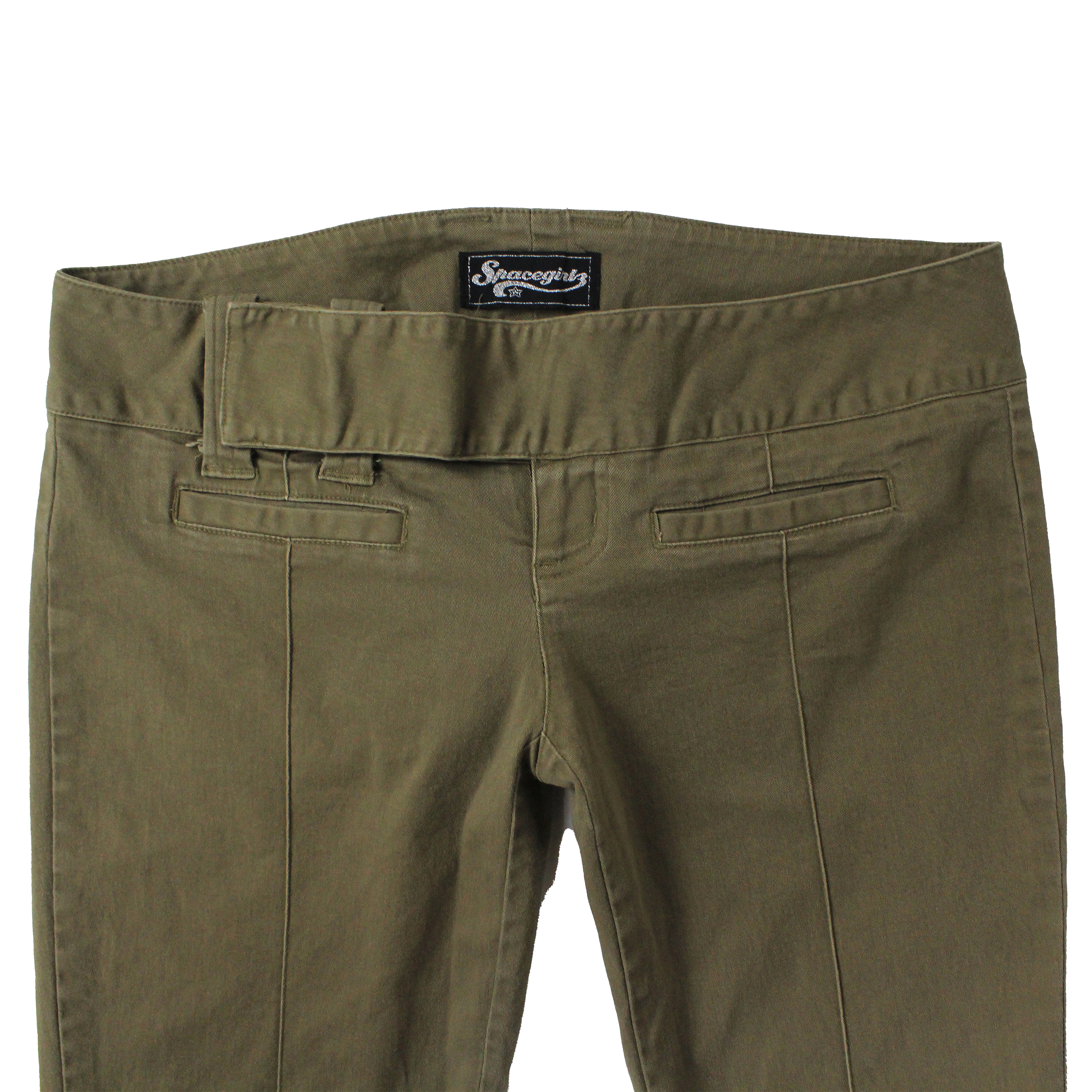 Y2K Army Green Flares (S/M)