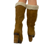 Ralph Lauren Shearling Clog Boots (7.5)