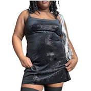VTG Sequin Little Black Dress (M)