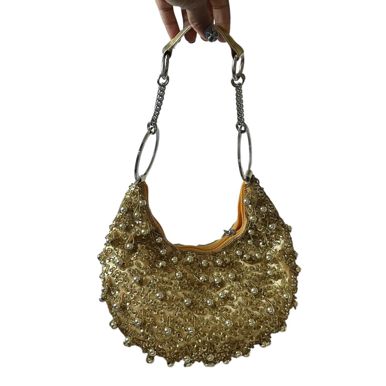 Deadstock Gold Beaded Mini Bag