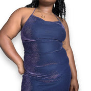 90s Duo Tone Sparkle Gown (M)