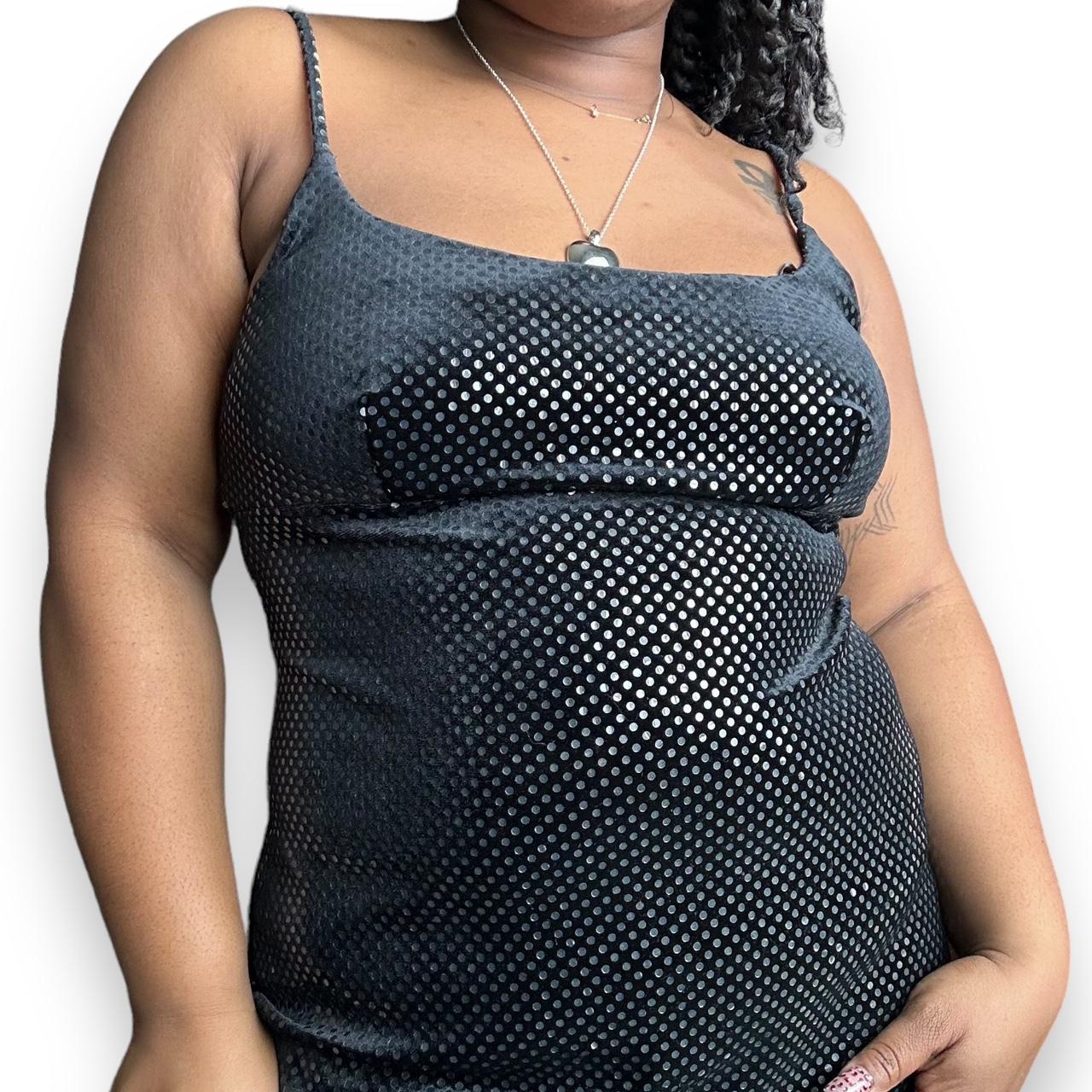 VTG Sequin Little Black Dress (M)