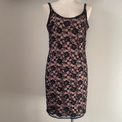 Beaded Lace Mini Dress (M)