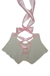 ‧₊˚🖇️🎀✩ ₊˚🎧⊹♡ pink gelatin butt shorts ‧₊˚🖇️✩ ₊˚🎧⊹♡ 🐬