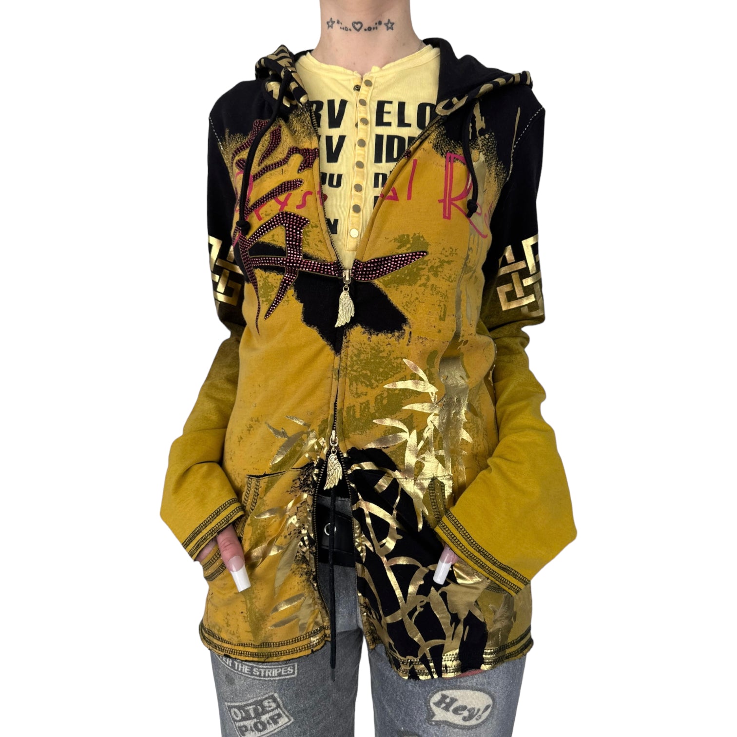 Crystal Rock By Christian Audigier Hoodie (M) – Holy Thrift