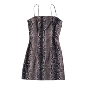 90s Snakeskin Mini Dress (M)