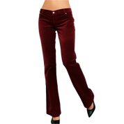 Vintage Burgundy Velvet Pants (S)